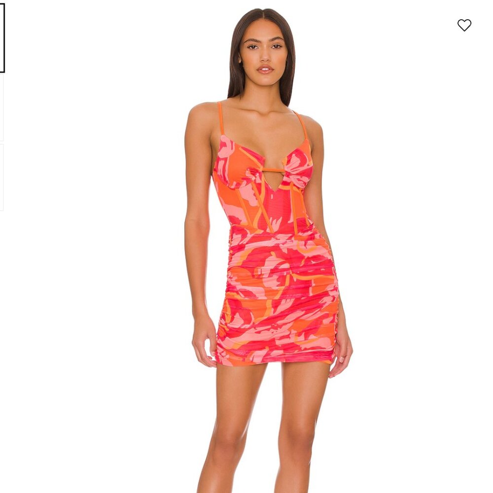 Revolve Superdown Dayana Corset Mini Dress Size XS